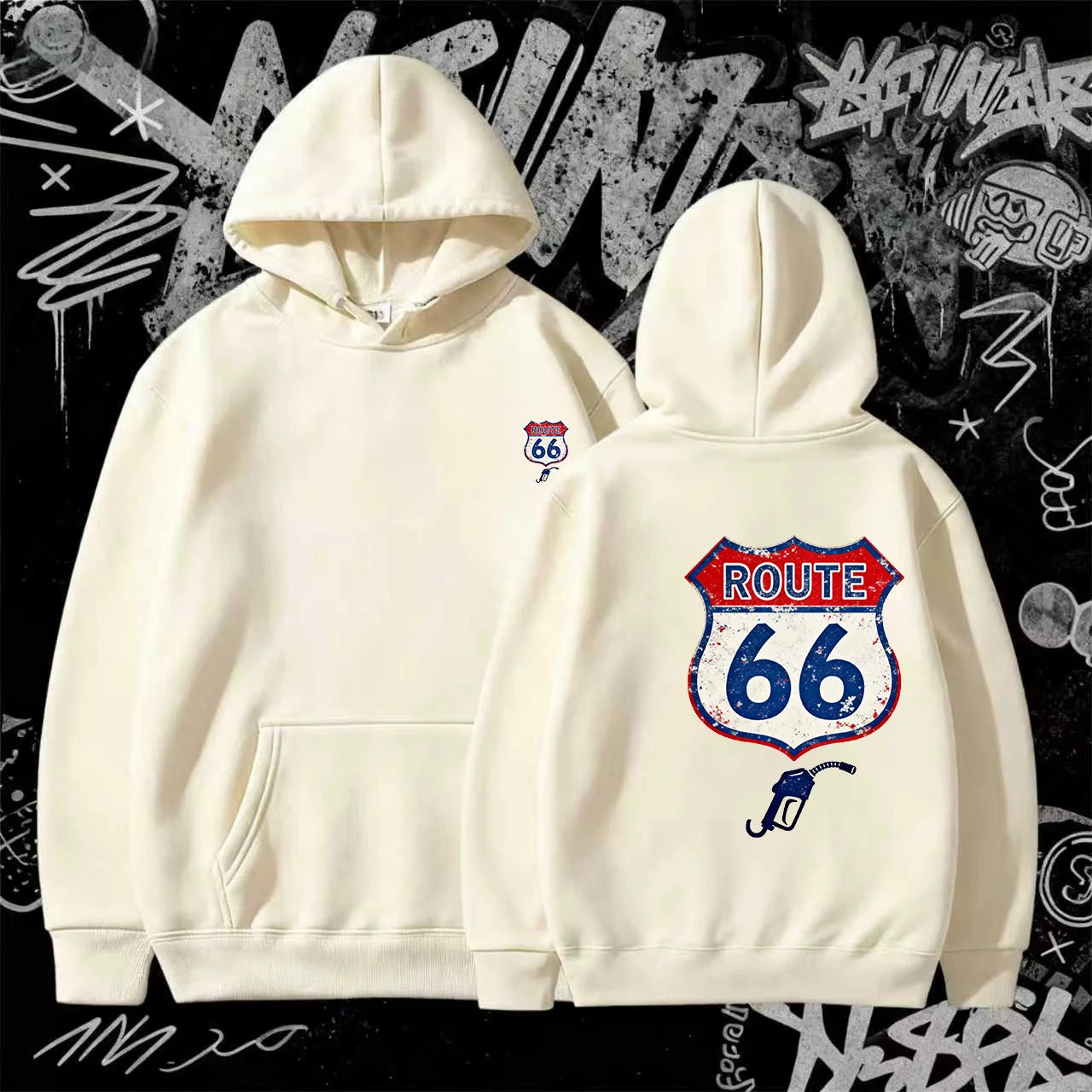 Latest trendy long-sleeve sweatshirt, men's sweatshirt, autumn solid color hooded casual top, men's outdoor sports pullover, men