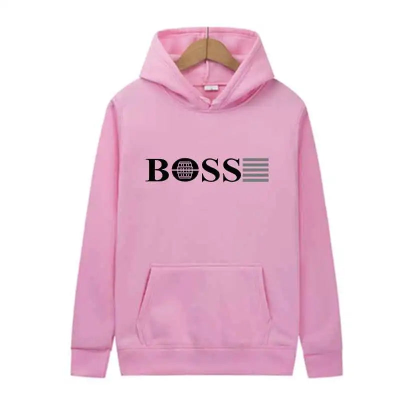 Hooded sweatshirt for outdoor sports and jogging Fashionable hooded tops men's casual street clothing Unisex clothing for spring