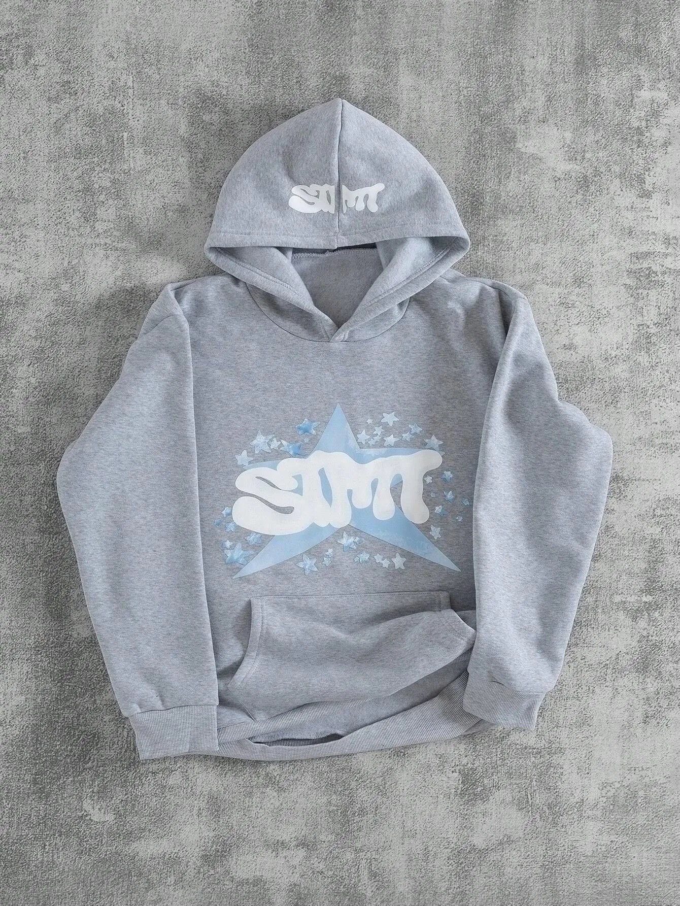 The new men's hooded sweatshirt for Spring and Autumn 2025 features a casual fashionable and comfortable 3D pattern print