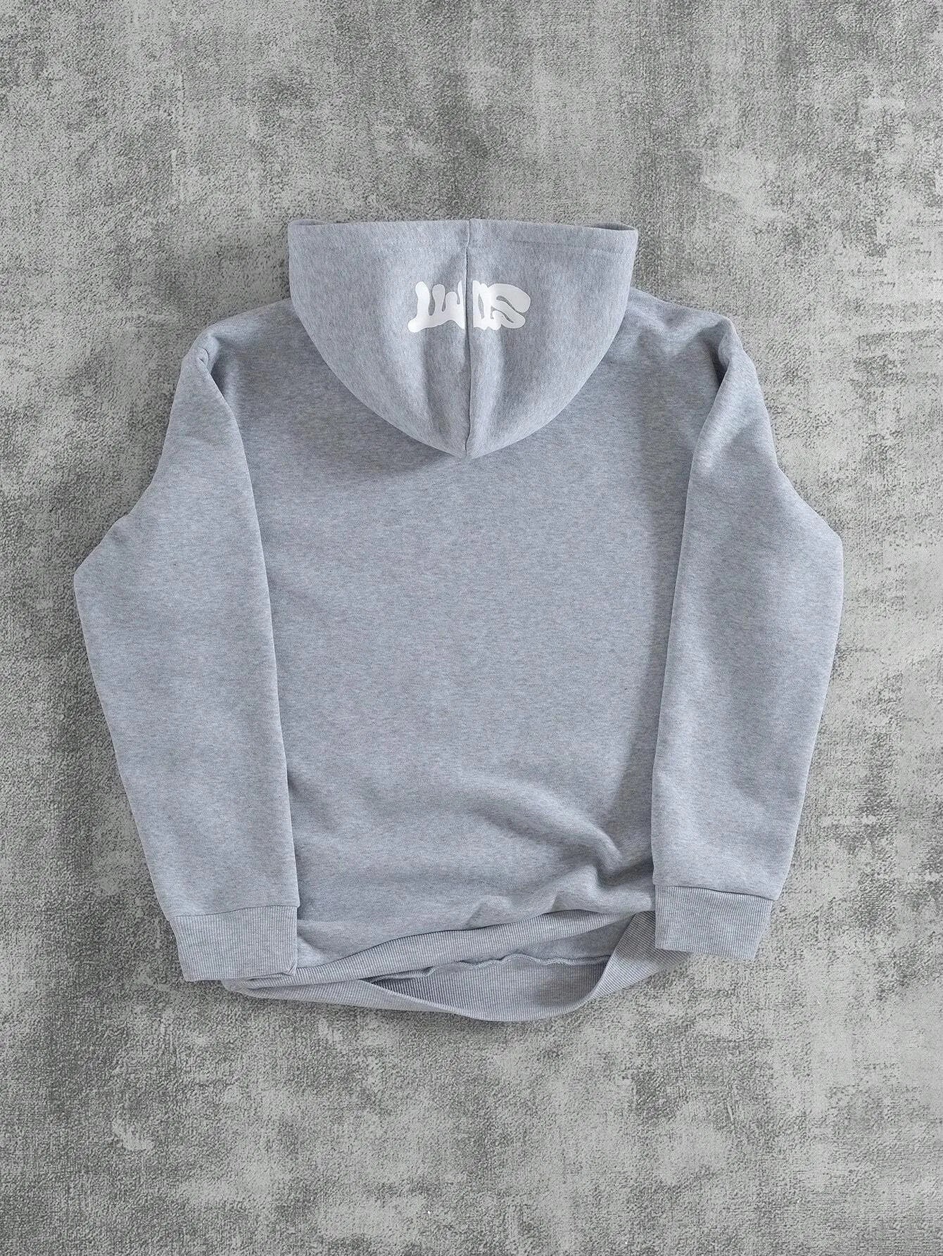 The new men's hooded sweatshirt for Spring and Autumn 2025 features a casual fashionable and comfortable 3D pattern print