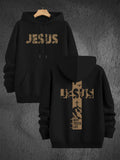 Simple And Trendy Printed Men'S Hooded Sweatshirt For Everyday Casual Wear