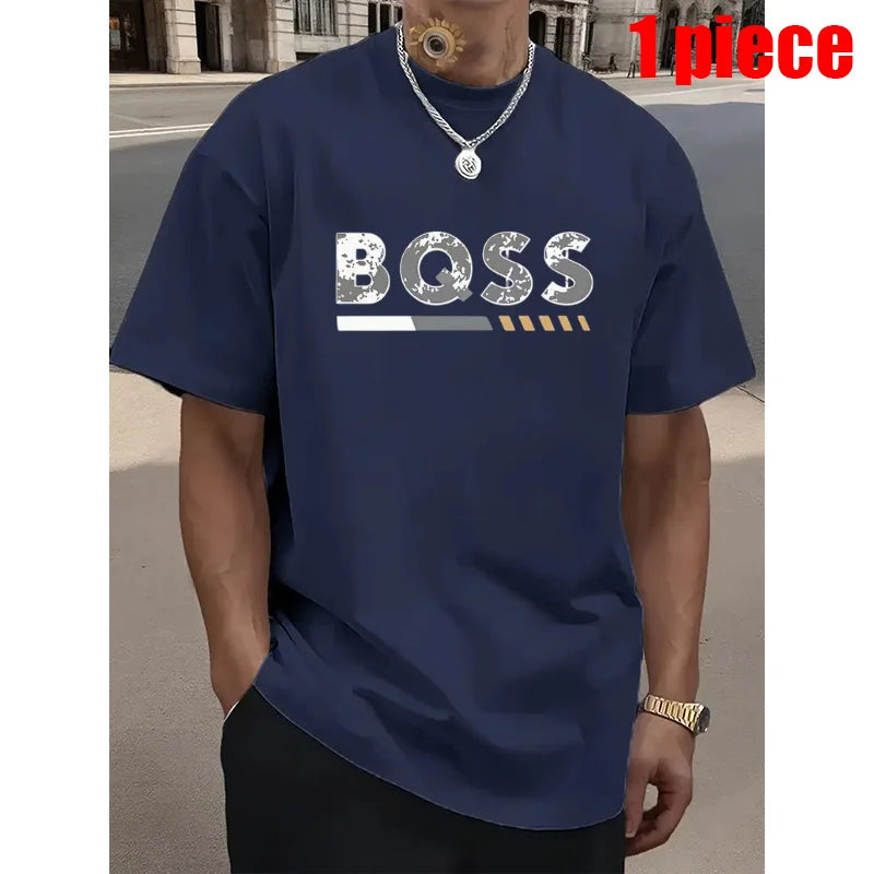 1-3 pieces Men's T-Shirts - Soft Breathable Polyester Crewneck Tees in  Lightweight Summer Shirts for Everyday & Formal Wear