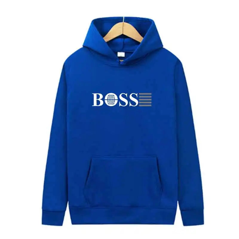 Hooded sweatshirt for outdoor sports and jogging Fashionable hooded tops men's casual street clothing Unisex clothing for spring