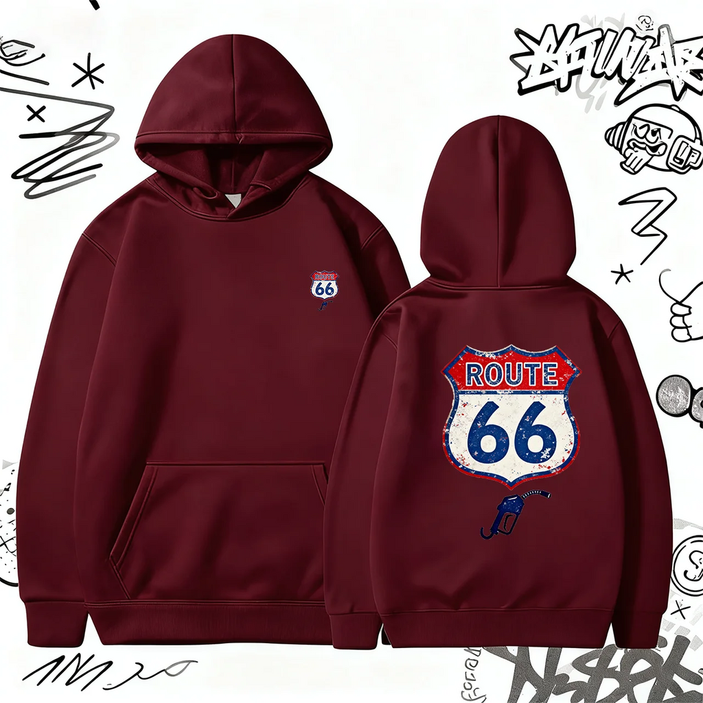 Latest trendy long-sleeve sweatshirt, men's sweatshirt, autumn solid color hooded casual top, men's outdoor sports pullover, men