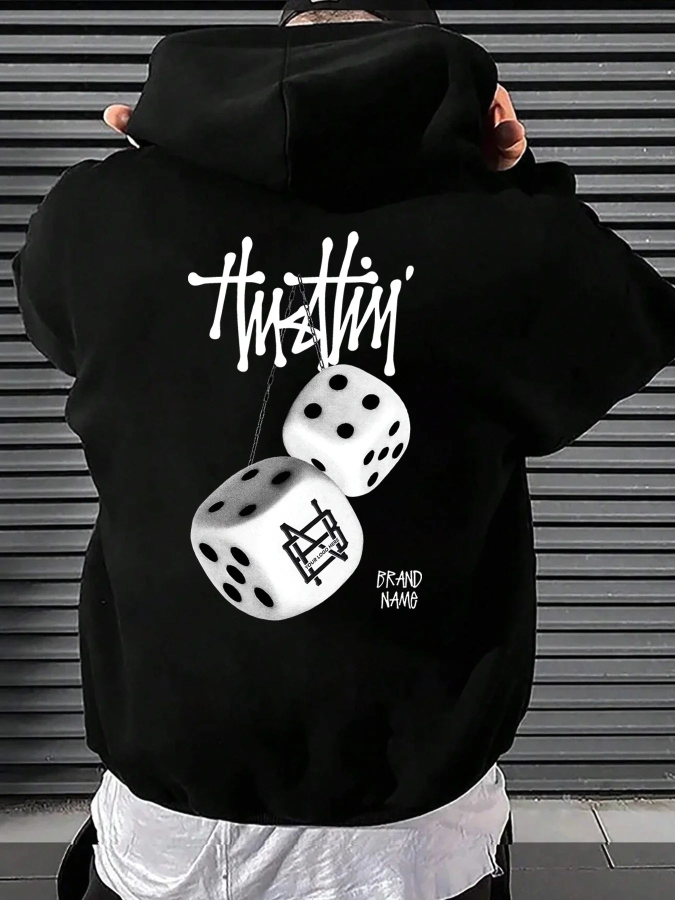 Men's and Women's Hooded Sweatshirt - New Geometric Pattern Fashionally Loose and Warm Winter-Spring Sport Coat