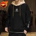 Korean Style Man Hoodies Winter Warm Sweatshirts for Men S Welcome Deal Cheap Harajuku Fashion Aesthetic Loose Simple Autumn Emo