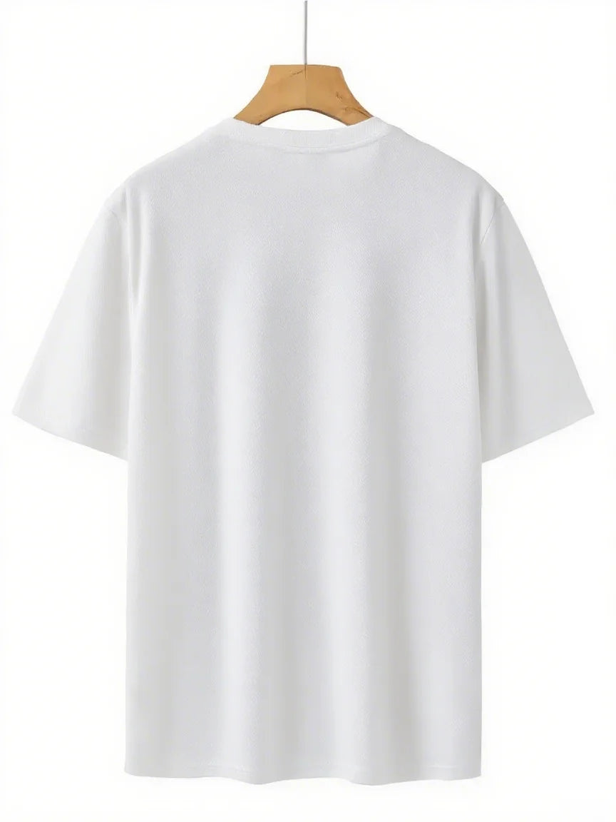 1-3 pieces Men's T-Shirts - Soft Breathable Polyester Crewneck Tees in  Lightweight Summer Shirts for Everyday & Formal Wear