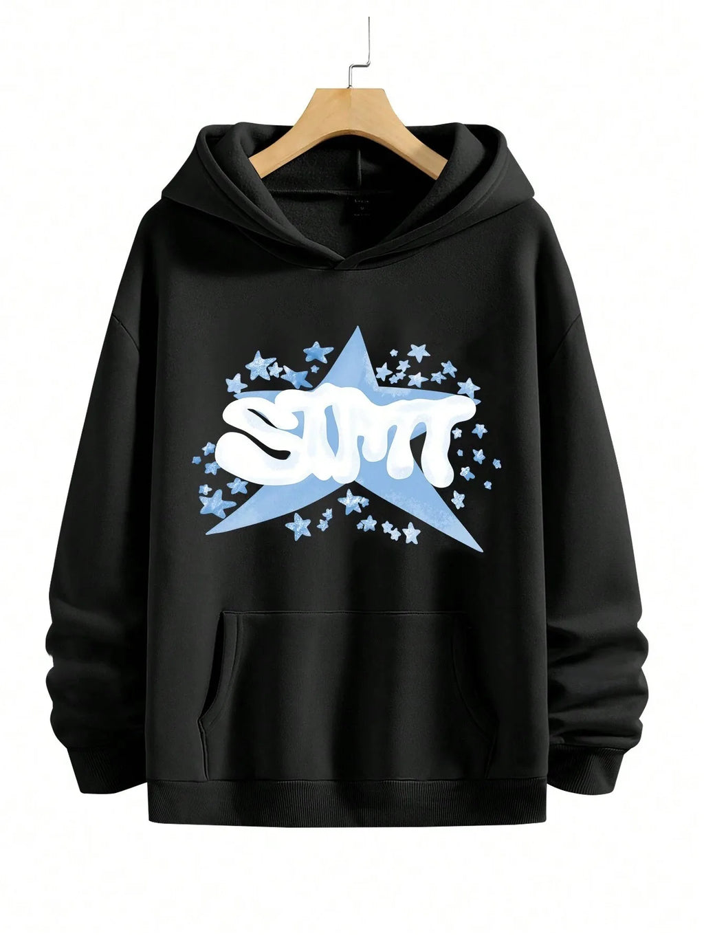 The new men's hooded sweatshirt for Spring and Autumn 2025 features a casual fashionable and comfortable 3D pattern print